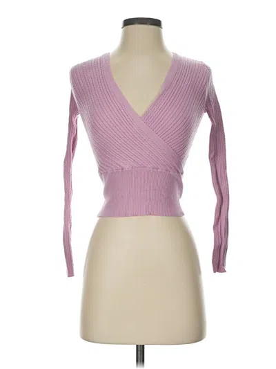 Pre-owned Ultra Flirt Cardigan Sweater In Purple