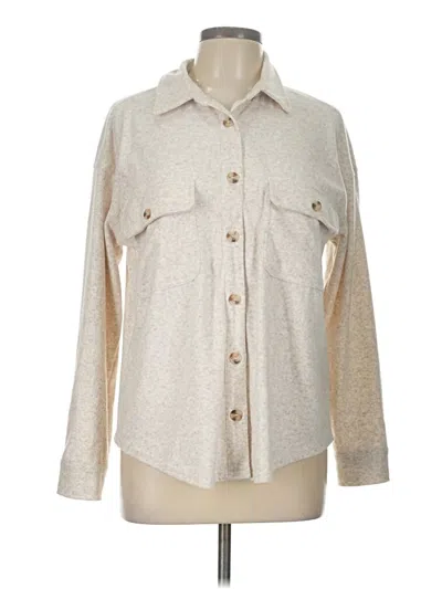 Pre-owned Ultra Flirt Cardigan Sweater In Tan