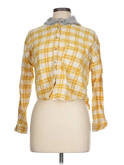 Pre-owned Ultra Flirt Cardigan Sweater In Yellow