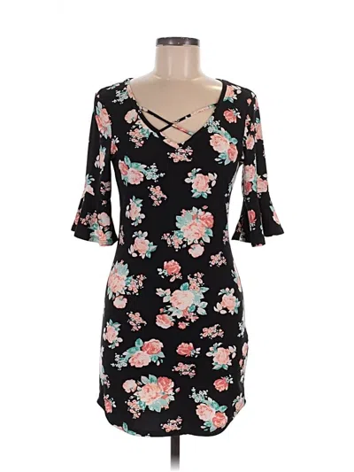 Pre-owned Ultra Flirt Casual Dress In Black