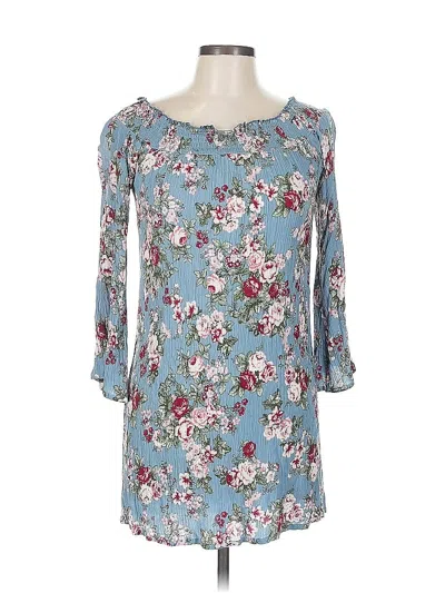 Pre-owned Ultra Flirt Casual Dress In Blue