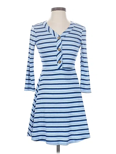 Pre-owned Ultra Flirt Casual Dress In Blue