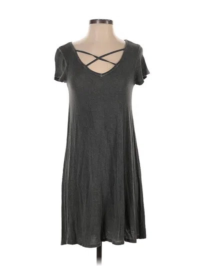 Pre-owned Ultra Flirt Casual Dress In Gray