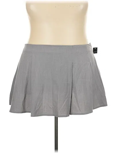 Pre-owned Ultra Flirt Casual Skirt In Gray