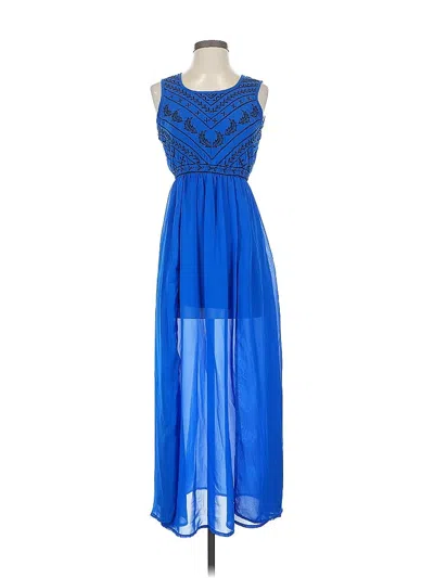 Pre-owned Ultra Flirt Cocktail Dress In Blue