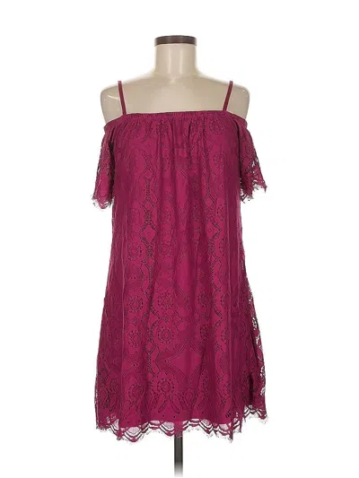 Pre-owned Ultra Flirt Cocktail Dress In Burgundy