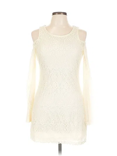 Pre-owned Ultra Flirt Cocktail Dress In White