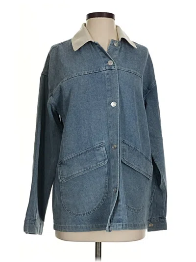Pre-owned Ultra Flirt Kimono In Blue