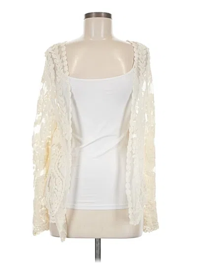 Pre-owned Ultra Flirt Kimono In White