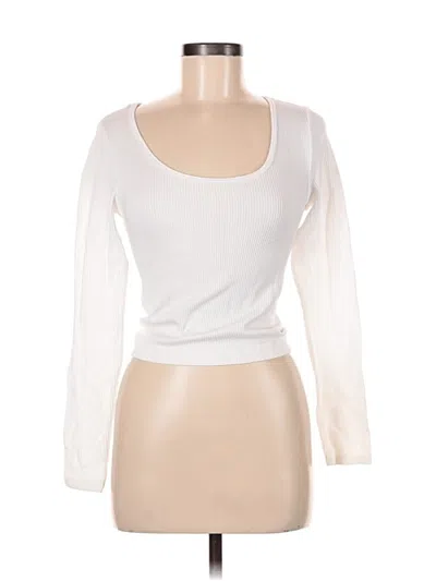 Pre-owned Ultra Flirt Long Sleeve T-shirt In White