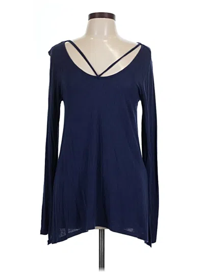 Pre-owned Ultra Flirt Long Sleeve T-shirt In Blue