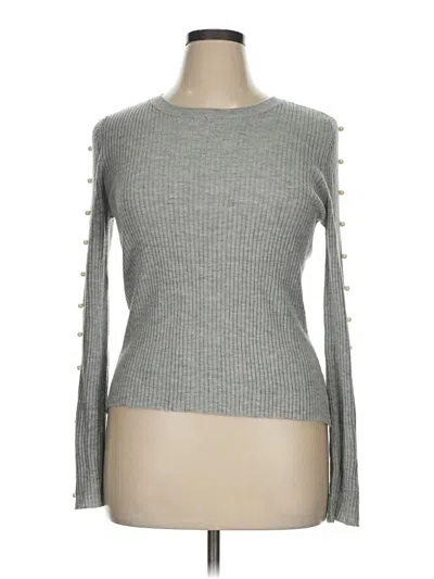 Pre-owned Ultra Flirt Pullover Sweater In Gray
