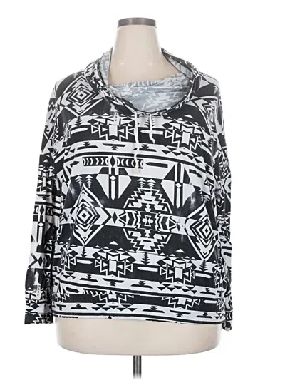 Pre-owned Ultra Flirt Pullover Sweater In Silver