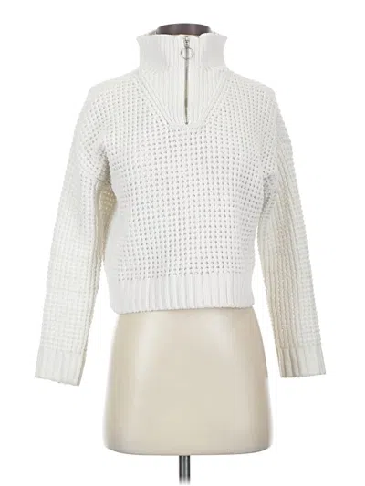 Pre-owned Ultra Flirt Pullover Sweater In White