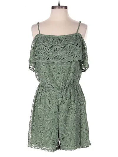 Pre-owned Ultra Flirt Romper In Green