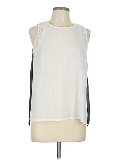 Pre-owned Ultra Flirt Sleeveless Blouse In Ivory