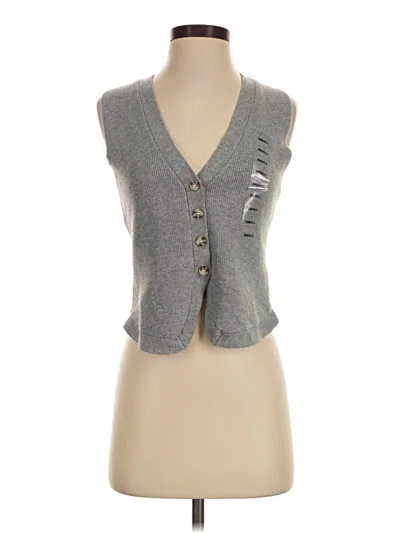 Ultra Flirt Sweater Vest In Gray