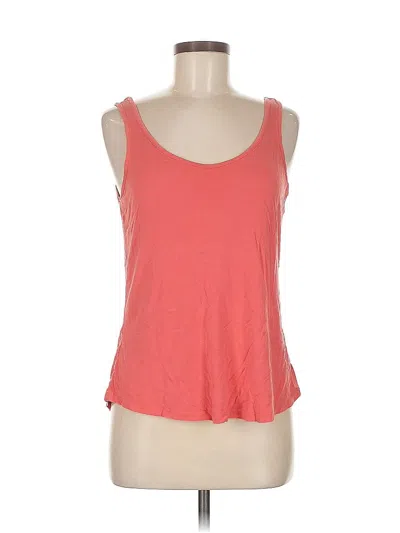 Pre-owned Ultra Flirt Tank Top Orange Sweetheart Neckline Tops