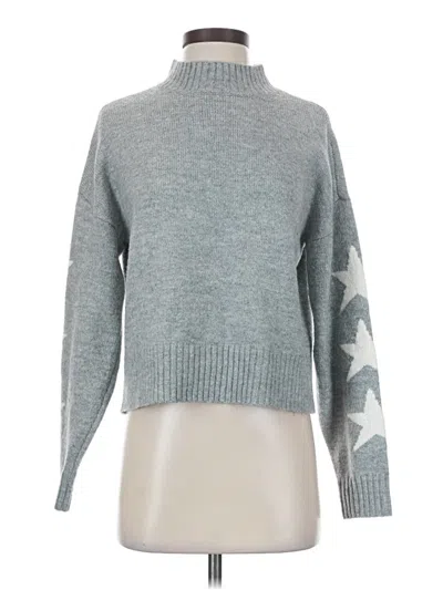 Pre-owned Ultra Flirt Turtleneck Sweater In Silver