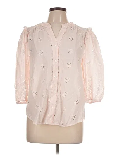 Pre-owned Ultra Pink 3/4 Sleeve Blouse In Pink