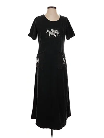 Pre-owned Ultra Pink Casual Dress In Black