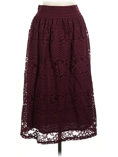 Pre-owned Ultra Pink Casual Skirt In Burgundy