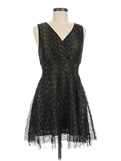 Pre-owned Ultra Pink Cocktail Dress In Black