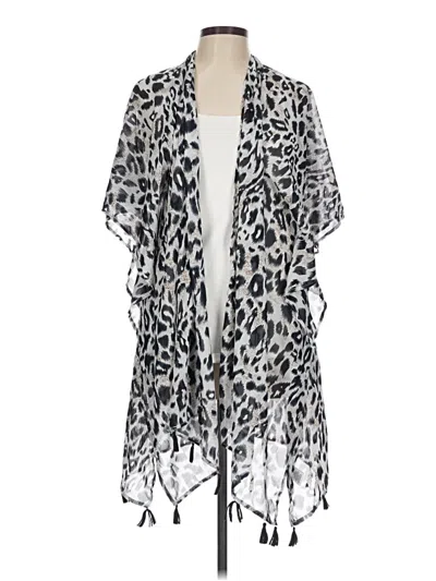 Pre-owned Ultra Pink Kimono In Silver