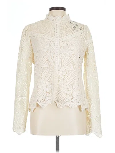 Pre-owned Ultra Pink Long Sleeve Turtleneck In Ivory
