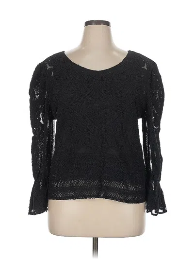 Pre-owned Ultra Pink Pullover Sweater In Black