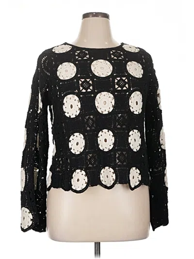 Pre-owned Ultra Pink Pullover Sweater In Black