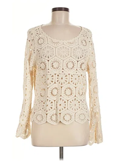 Pre-owned Ultra Pink Pullover Sweater In Ivory