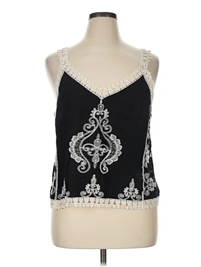 Pre-owned Ultra Pink Sleeveless Blouse In Black