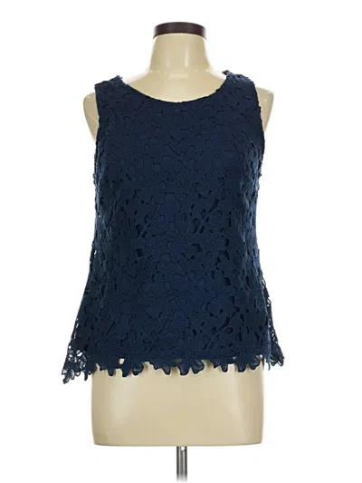 Pre-owned Ultra Pink Sleeveless Blouse In Blue