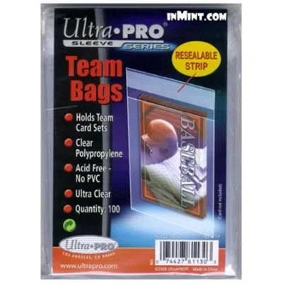 Ultra Pro Bags: Team Bags (100) 81130 In Multi