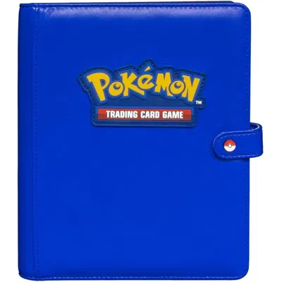 Ultra Pro Binder Pokemon Premium Snap Binder 4 Pocket Card Game Blue