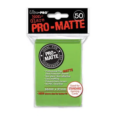 Ultra Pro Dp: Pro Matte Lime Gr (50) 84190