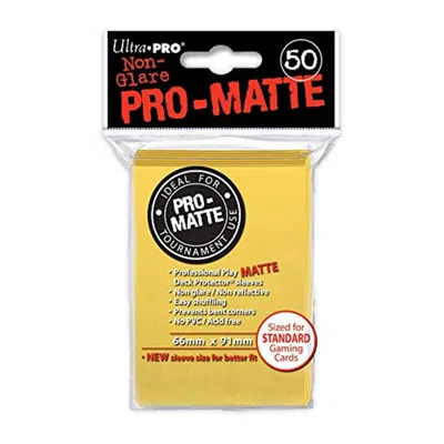 Ultra Pro Dp: Pro Matte Ye (50) 84186