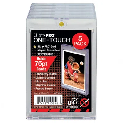 Ultra Pro One-touch-uv 75pt Card Holder - 5 Piece