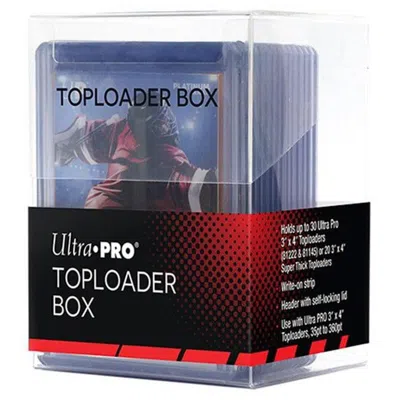 Ultra Pro Toploader Box In Black