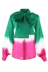 Ultràchic Camicia Tie-dye Multicolor In Multicolore