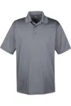 Ultraclub Cool & Dry Sport Performance Interlock Polo In Gray