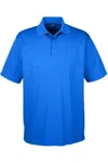 Ultraclub Cool & Dry Mesh Piqu Polo In Blue