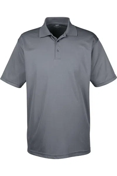 Ultraclub Cool & Dry Mesh Piqu Polo In Gray