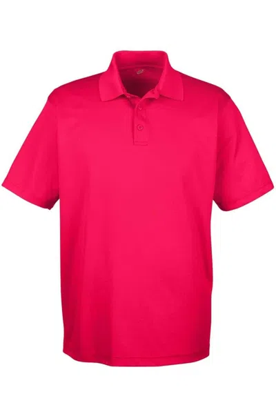 Ultraclub Cool & Dry Mesh Piqu Polo In Pink