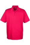 Ultraclub Cool & Dry Mesh Piqu Polo In Red