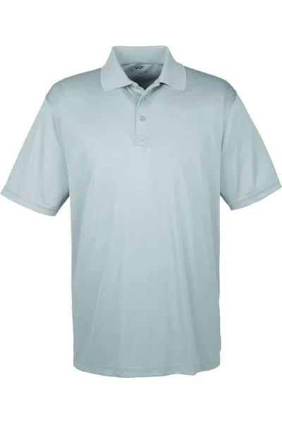 Ultraclub Cool & Dry Sport Performance Interlock Polo In Blue