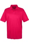 Ultraclub Cool & Dry Stain-release Performance Polo In Red