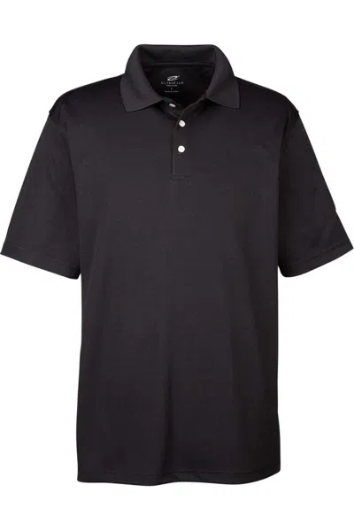 Ultraclub Cool & Dry Stain-release Performance Polo In Black