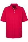 Ultraclub Cool & Dry Stain-release Performance Polo In Red